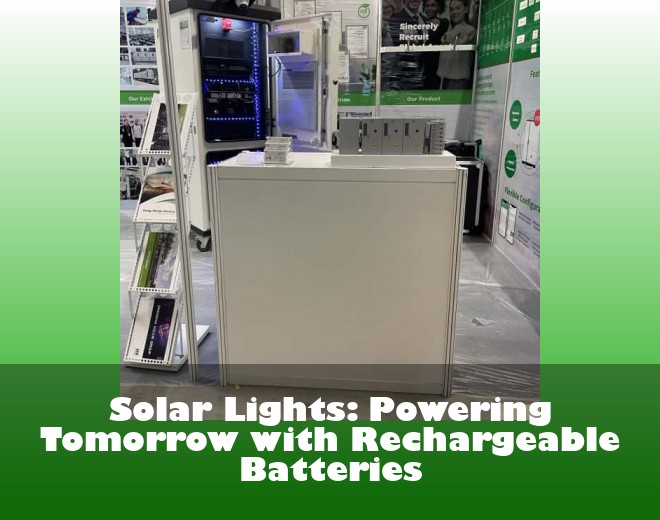 Solar Lights: Powering Tomorrow with Rechargeable Batteries
